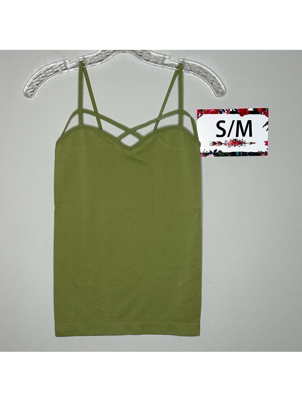 Sage Green S/M Zenana Outfitters cage tank Small/ Medium
